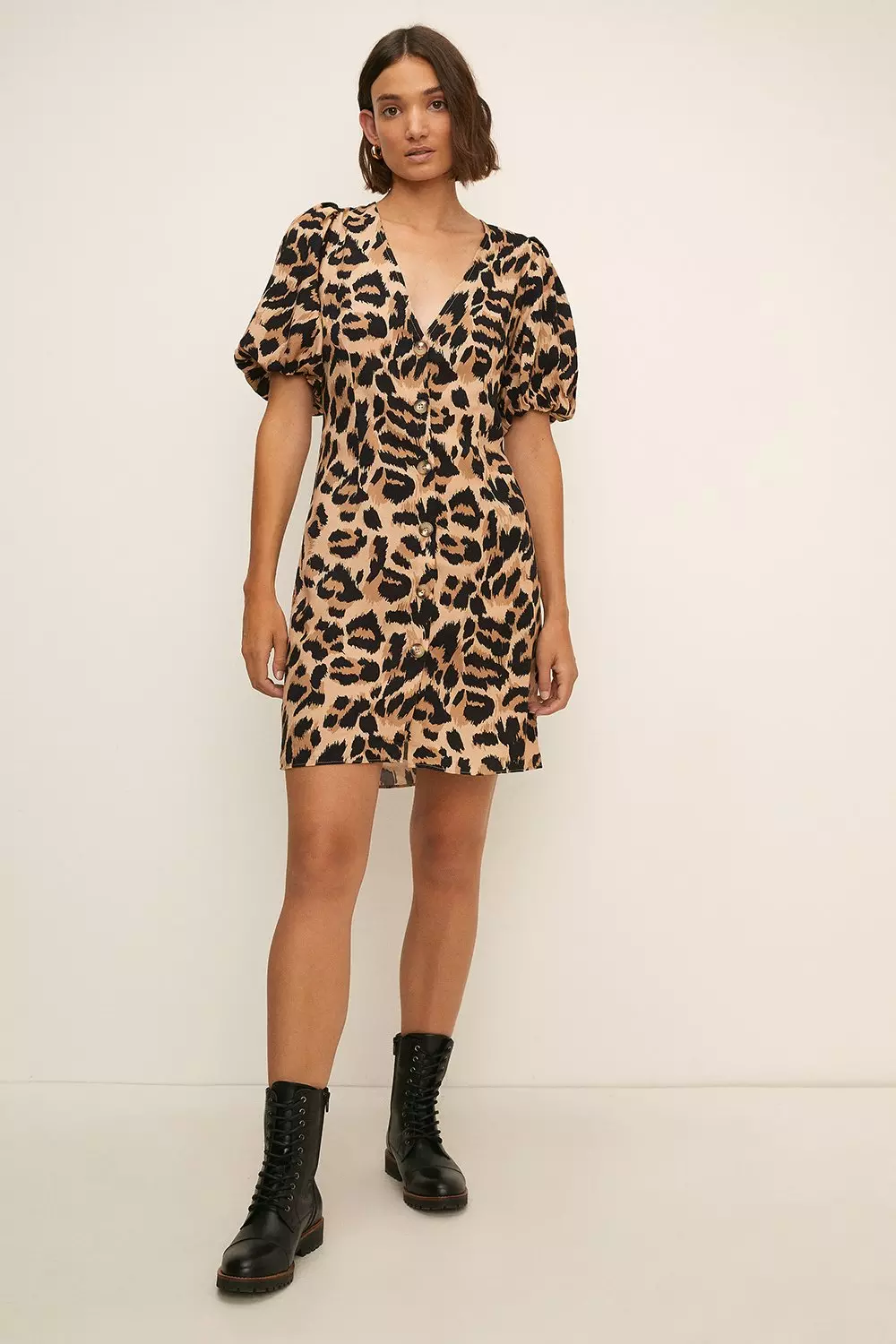 mini leopard print dress